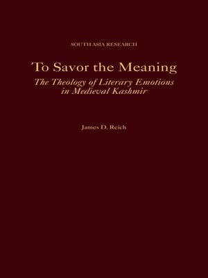 cover image of To Savor the Meaning